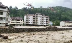 Kastamonu'da vatandaşlar helikopter ile tahliye edildi