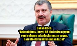 Sağlık Bakanı Fahrettin Koca duyurdu: 'Hayırlı olsun'