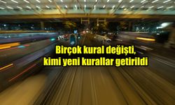 Trafikte yeni kurallar Resmi Gazete'de!