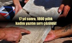 1800 yıllık yazıtın şifresi çözüldü!