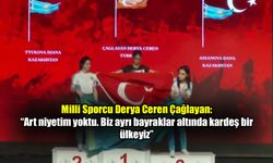 Derya Ceren Çağlayan: 'Bayrağımızı şereflendirmek için öne aldım'