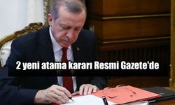 Cumhurbaşkanı Danışmanlığına atama kararı Resmi Gazete'de