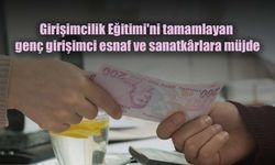 KOSGEB eğitimini tamamlayan genç girişimcilere destek