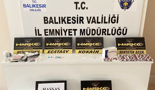 Balıkesir’de asayiş ve uyuşturucu operasyonu