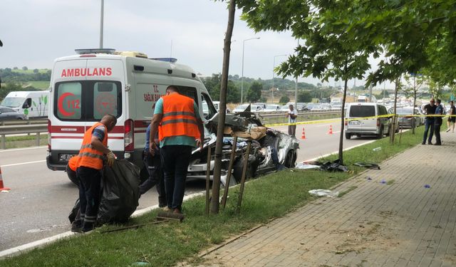 Bursa'da feci kaza!