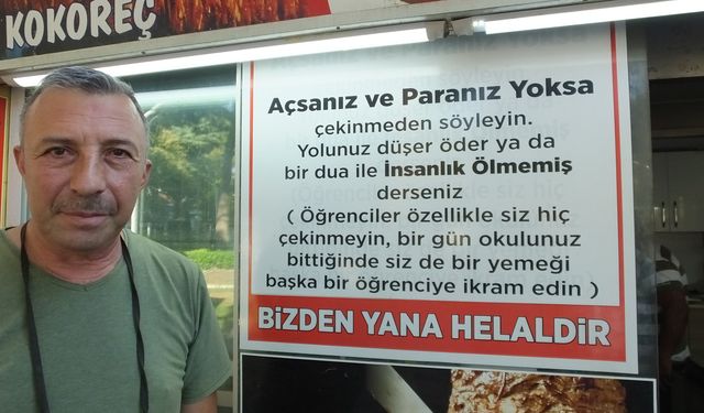 Balıkesir’de bu işletmeci kimseyi aç bırakmıyor