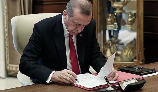 Cumhurbaşkanı Erdoğan imzaladı, Resmi Gazete'de yayımlandı!