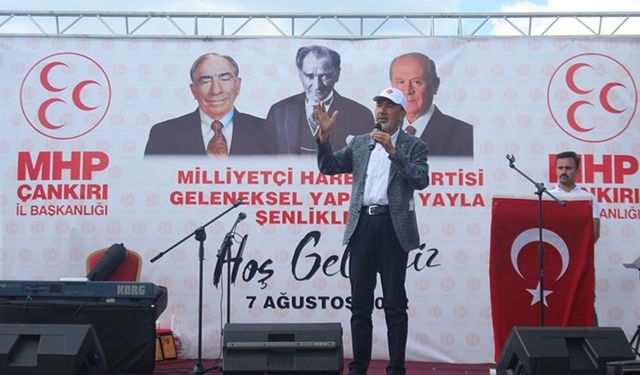 MHP'li Yıldırım: "Ekonomimiz kötü mü, değil..Dünya küçülürken siz büyüyorsunuz"