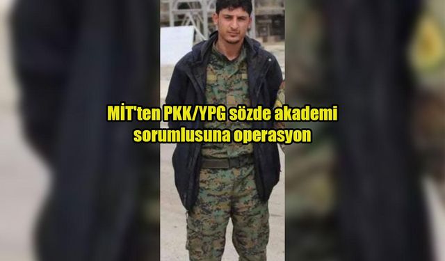 MİT'ten nokta operasyon!