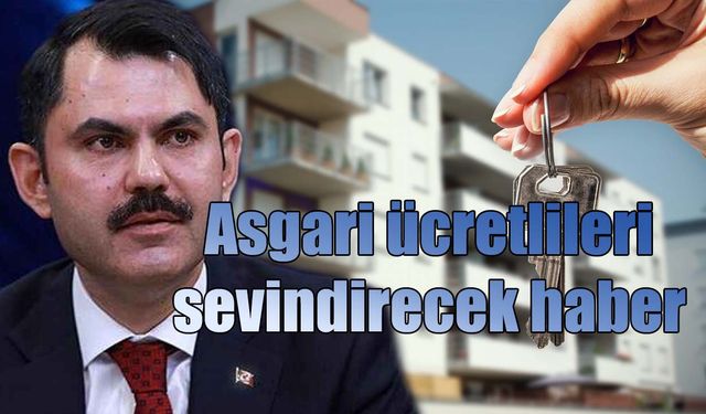 Sosyal konut projesi'nde milyonları sevindirecek gelişme