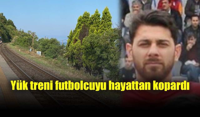 Trenin çarptığı futbolcu hayatını kaybetti..