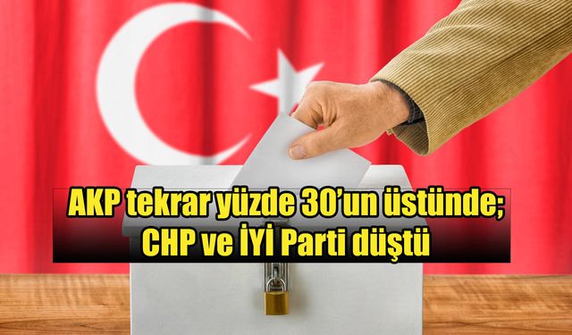 ORC anketi: AKP yerini korurken; CHP ve İYİ Parti düştü