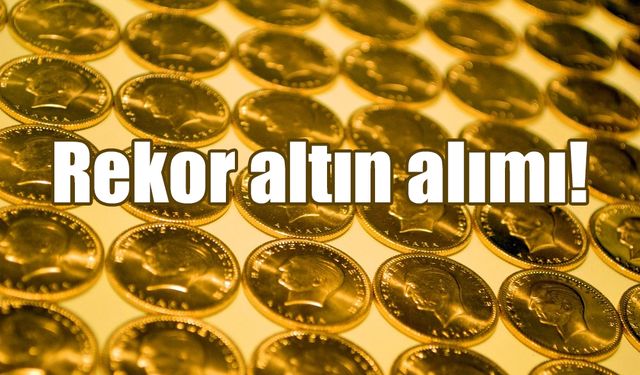 Merkez bankasından rekor altın alımı!