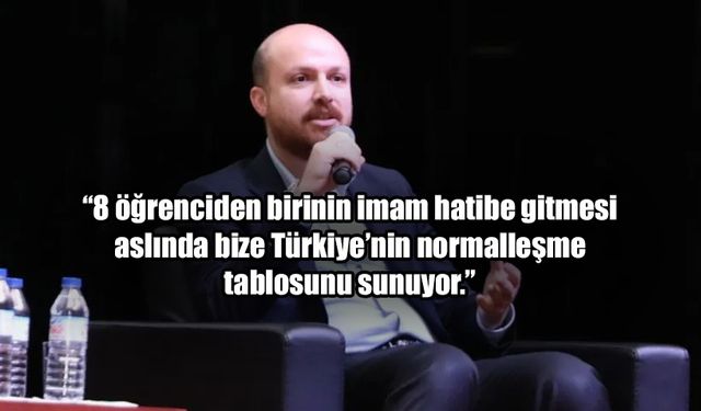 Bilal Erdoğan'dan imam hatip yorumu: Böyle olmaz