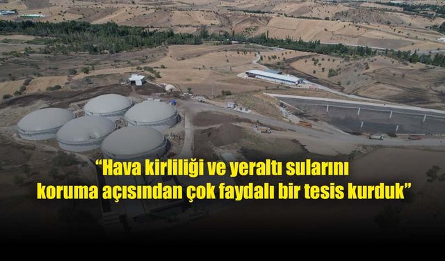 Başkentte kurulan 'biyogaz' tesisi 45 bin nüfusluk ilçenin elektriğini karşılıyor