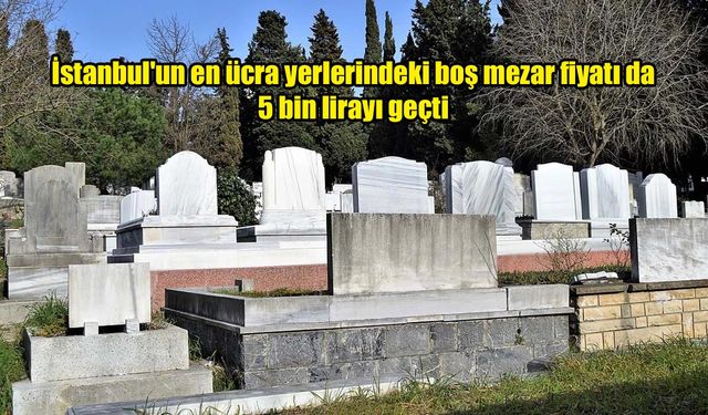 Tek kişilik mezar yeri maliyeti asgari ücreti aştı!