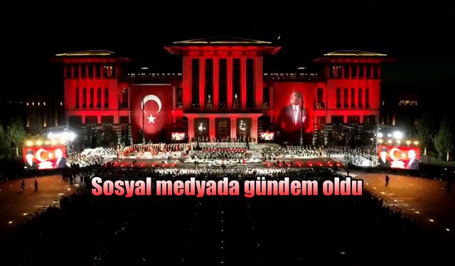 Saray “Askerinle bin yaşa da Mustafa Kemal Paşa” diye inledi, sosyal medyada gündem oldu