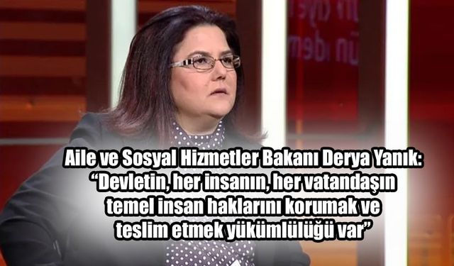 Derya Yanık: "Nefret söylemini kime karşı olursa olsun yanlış buluyoruz"