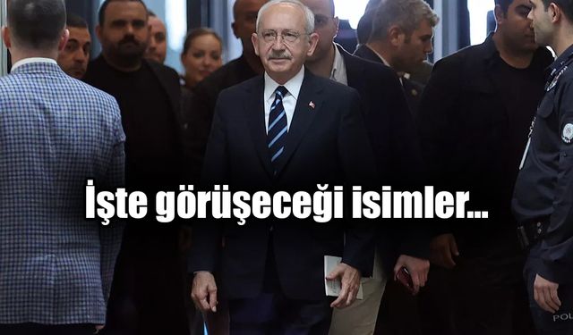 CHP lideri Kemal Kılıçdaroğlu'nun ABD'de görüşeceği isimler belli oldu!