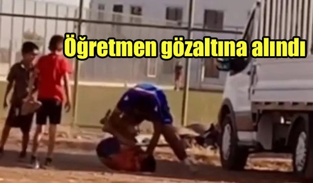 Kızıltepe'de öğrenciyi darp eden öğretmen gözaltına alındı