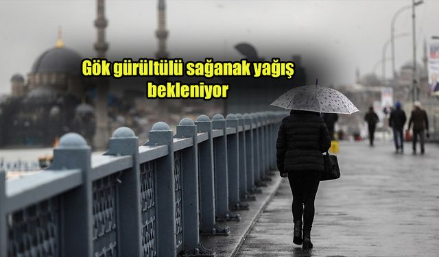 Meteorolojiden sağanak yağış uyarısı