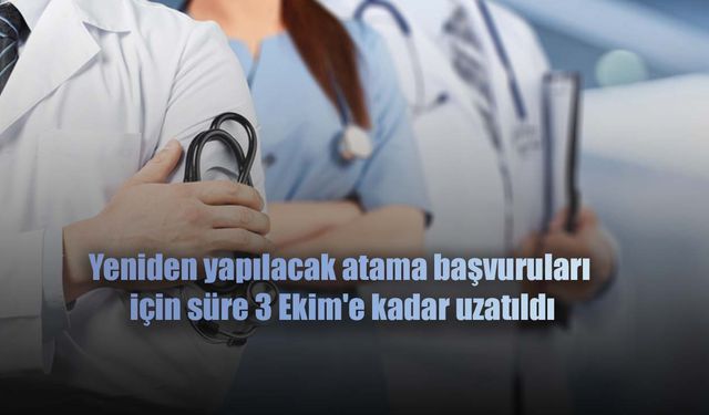 Sağlık bakanlığından sevindirici haber! Başvurular uzatıldı