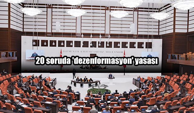 20 soruda 'dezenformasyon' yasası: Nedir ve Neler İçermektedir?