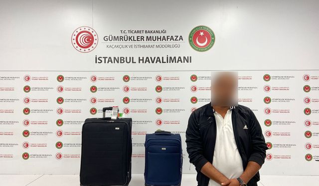 İstanbul Havalimanı’nda valizin demir çubuklarına gizlenmiş kokain bulundu