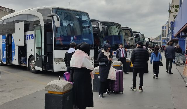 15 Temmuz Demokrasi Otogarı'nda seçim hareketliliği