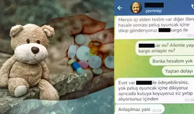 Peluş oyuncaklar içinde geliyor…