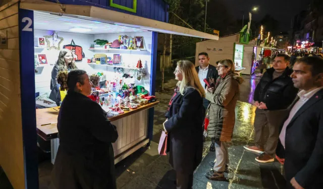 Başkan Ovalıoğlu İstanbul Bakırköy’de kurulan yılbaşı panayırını ziyaret etti