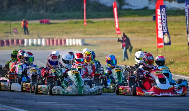 Karting son ayakta büyük çekişme