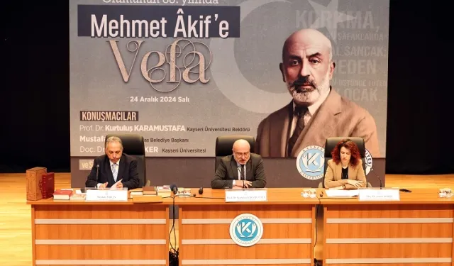 Mehmet Akif Ersoy'a Kayseri Talas'ta vefa