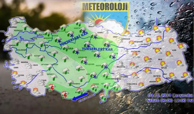 Meteoroloji'den günün raporu geldi! Akdeniz'de fırtına...