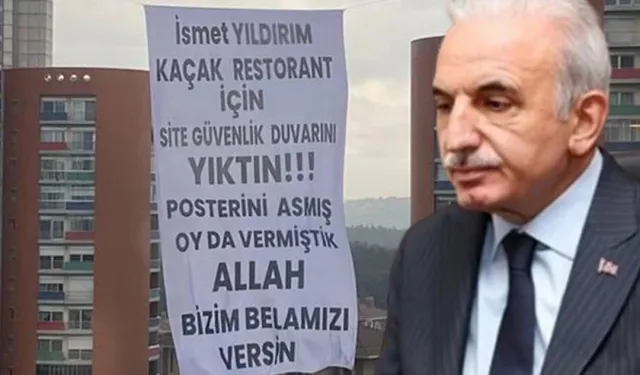 Ümraniye’de pankart krizi! Site Yönetimi, Belediye ve Restoran karşı karşıya...