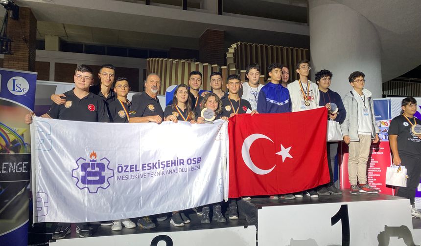Özel EOSB Meslek Lisesi robosb takımı dünya ikincisi oldu