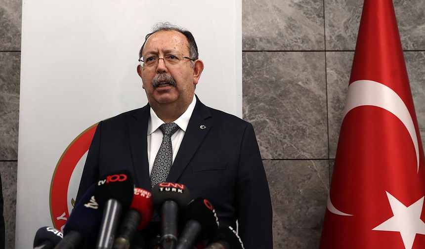 YSK Başkanı Yener: İlan edilen yerlerde 2 Haziran'da seçimler yenilenecektir.