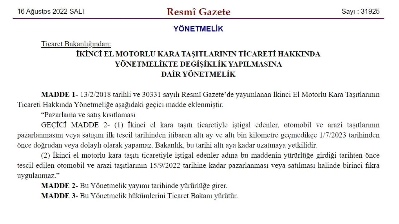 resmi-gazete-ikinci-el-otomobil-satisi-yasaklandi-2